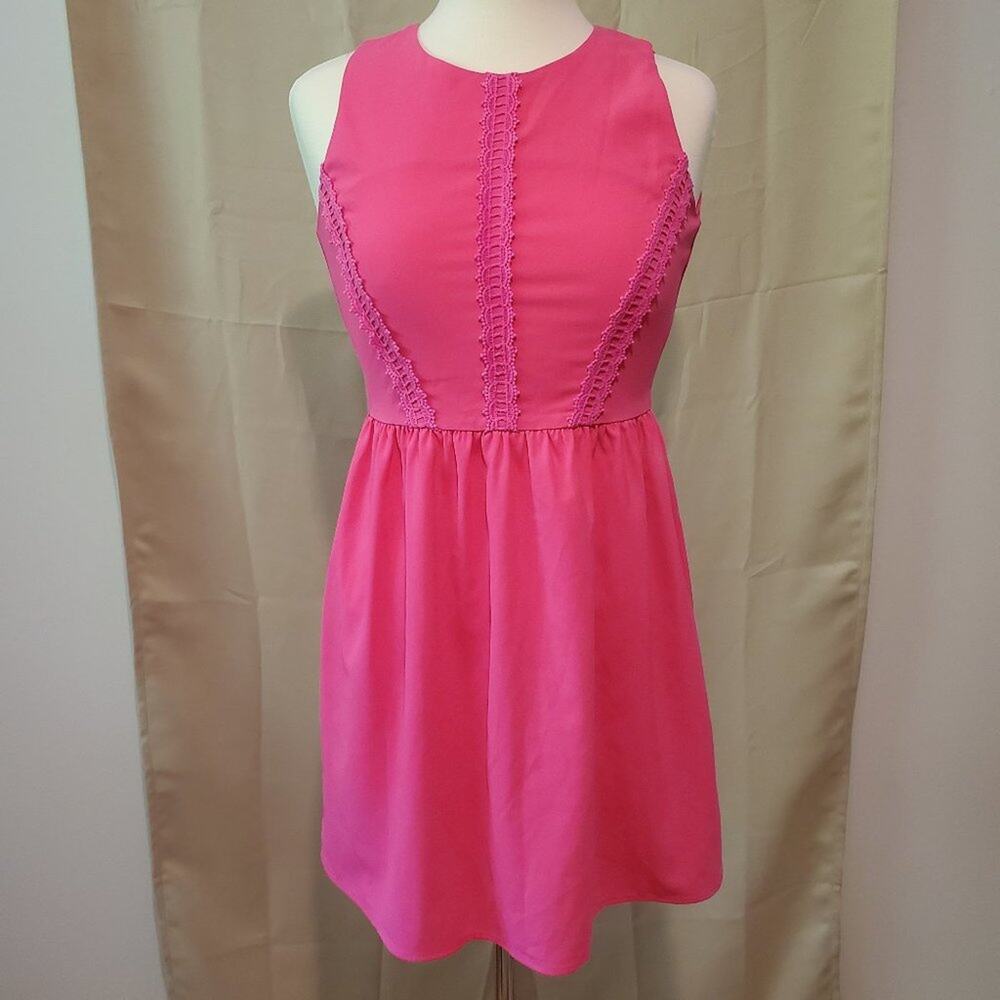 Soprano New With Tags Pink A-Line Sleeveless Mini Dress